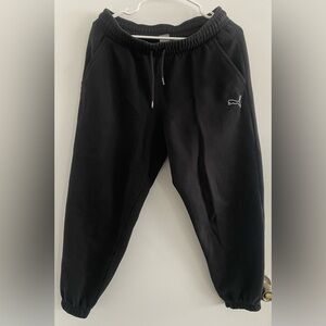 Puma Women’s Classic Black Joggers size Medium